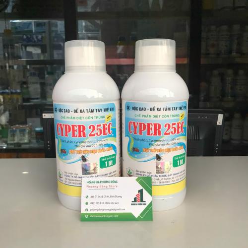 Thuốc diệt muỗi và côn trùng Cyper 25EC